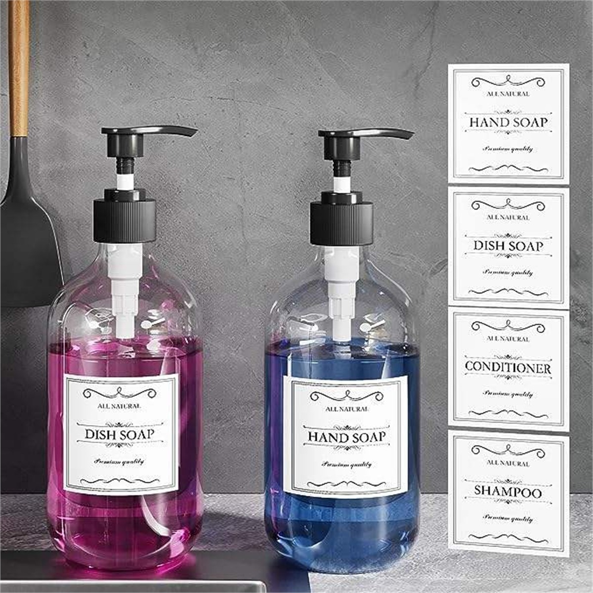 Hand Soap & Dish Soap Labels