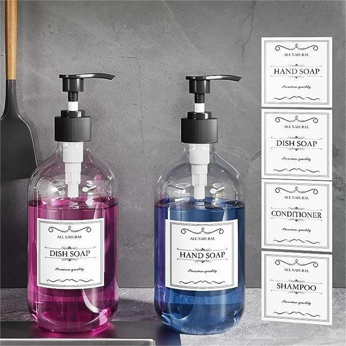 Hand Soap & Dish Soap Labels