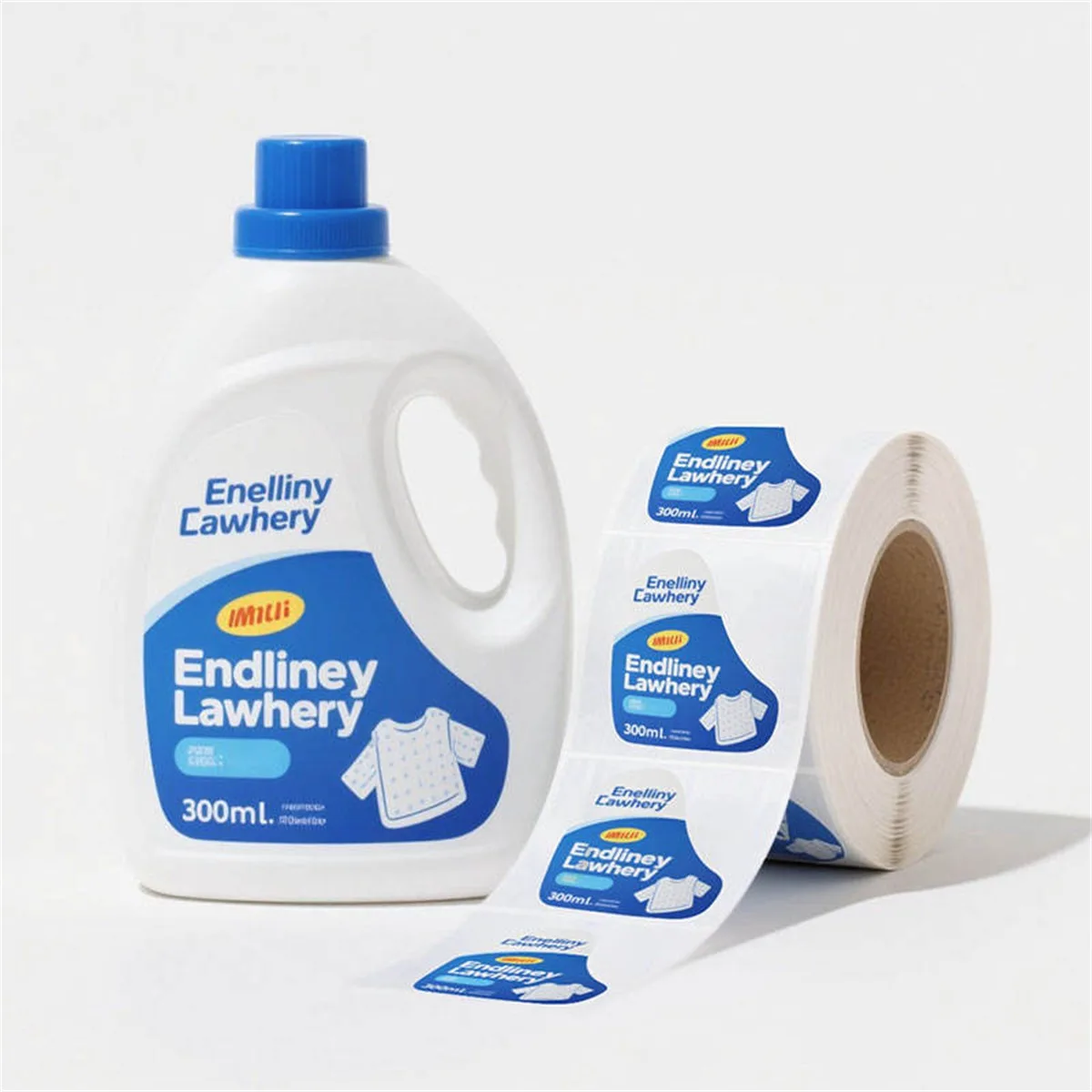 Laundry Bottle Roll Labels